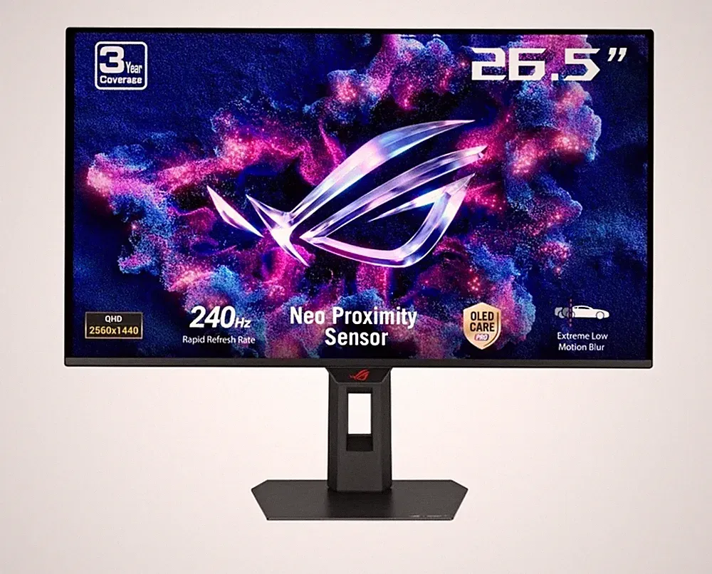 ASUS ROG Strix XG27AQDMESZ 26.5in OLED QHD 240Hz 0.03ms Gaming Monitor