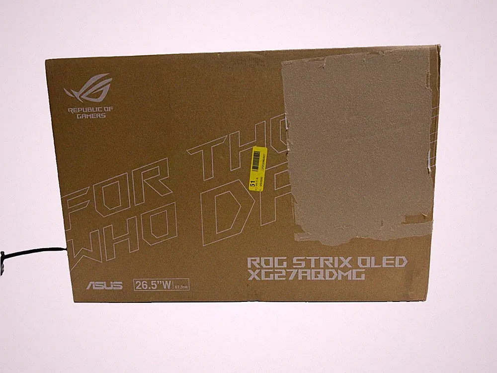 ASUS ROG Strix XG27AQDMG 26.5” OLED Gaming Monitor QHD 240Hz 0.03ms NEW SEALED