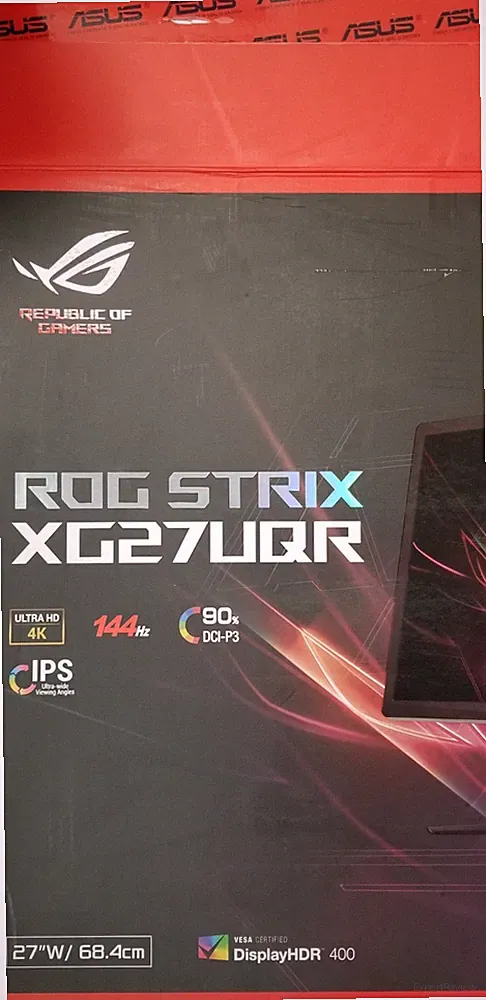 ASUS ROG Strix XG27UQR 27-Inch Gaming Monitor - Black 4K 160hz
