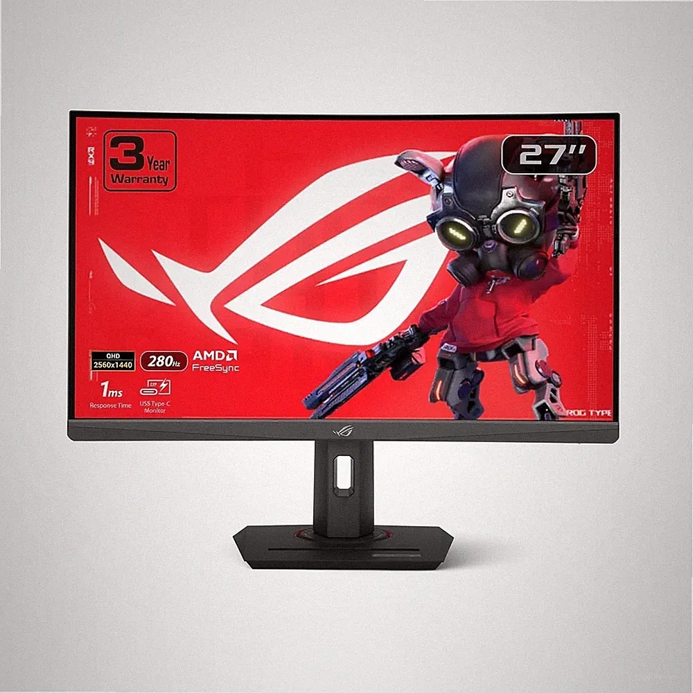ASUS ROG Strix XG27WCMS USB Type-C Gaming Monitor 27-inch 2560x1440 Curved
