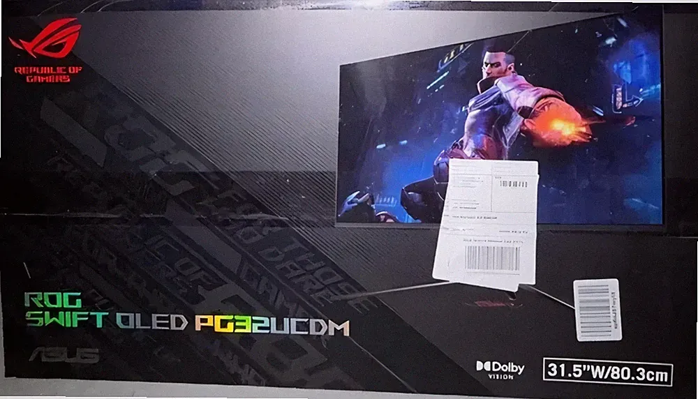 ASUS ROG Swift 32" 4K OLED Gaming Monitor UHD 3840 x 2160 QD-OLE 240Hz PG32UCDM