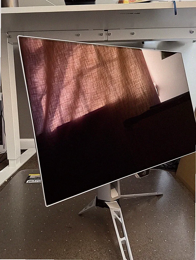 Asus ROG Swift Class WQHD OLED Monitor Silver 26.5" 2560x1440 540Hz PG27AQWPW