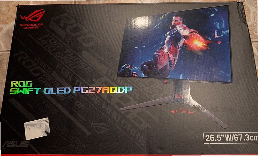 ASUS ROG Swift OLED 27” 1440P Gaming Monitor (PG27AQDP) - 480Hz, 0.03ms