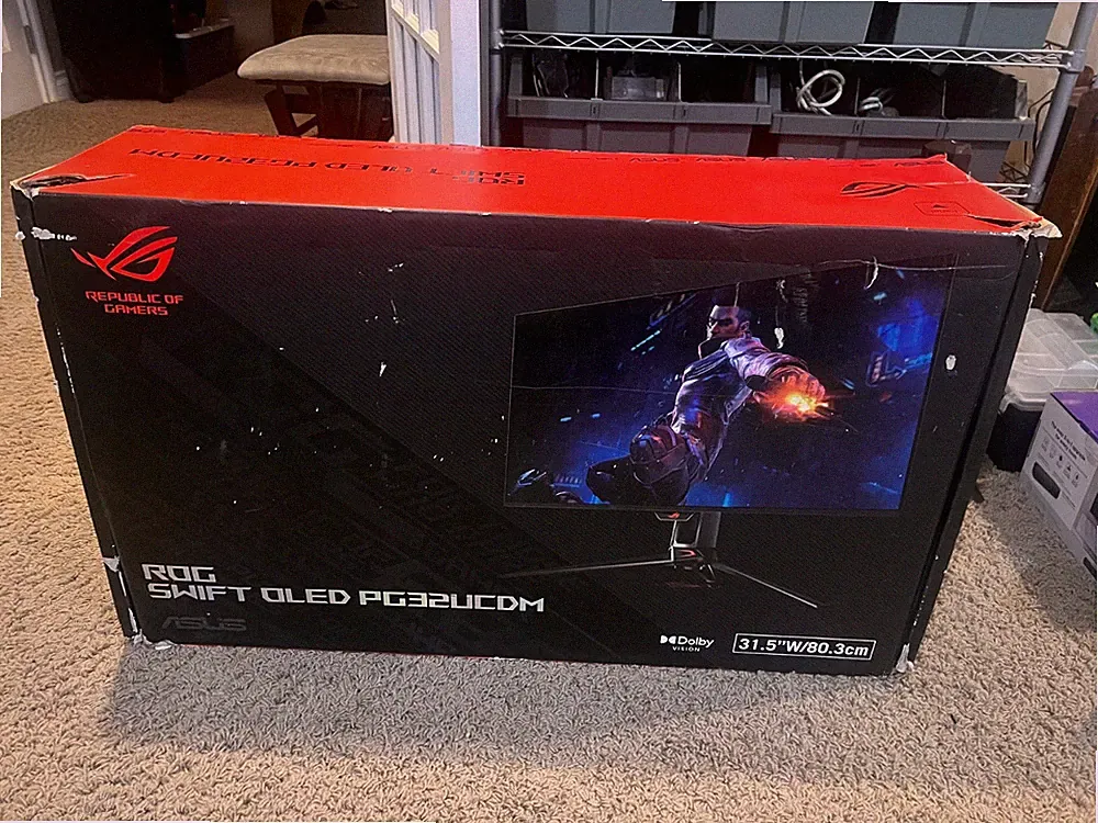ASUS ROG Swift PG32UCDM 32" 4K QD-OLED 240Hz Gaming Monitor SEALED NEW