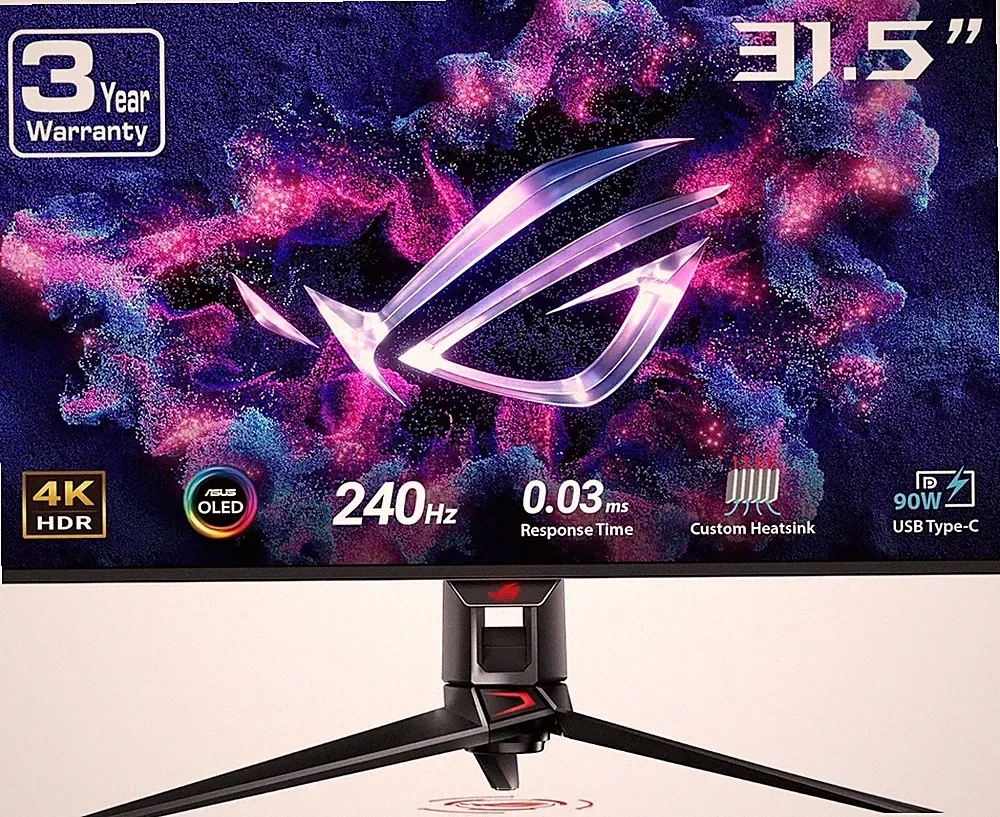ASUS ROG Swift PG32UCDM 32 inch Gaming Monitor 4K 240Hz AMD FreeSync & G-SYNC