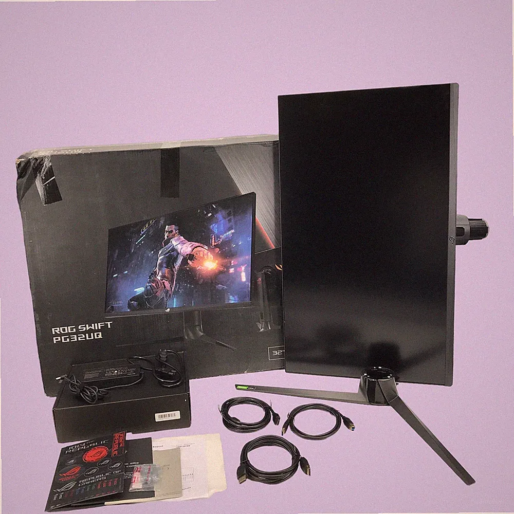 ASUS ROG Swift PG32UQ 32” UHD 4K HDR 144Hz Gaming Monitor 1ms G-SYNC #BU3403