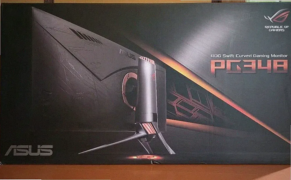 ASUS ROG Swift PG348Q 34 Inch Curved Ultrawide Gaming Monitor UWQHD IPS