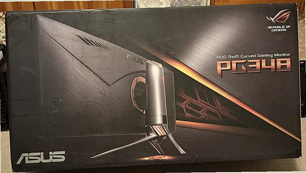 ASUS ROG Swift PG348Q 34" Ultra-Wide Curved IPS LED Gaming Monitor