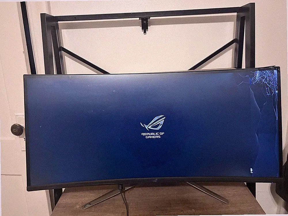 ASUS ROG Swift PG349Q 34.1" Curved Ultrawide Gaming Monitor - FOR PARTS/REPAIR