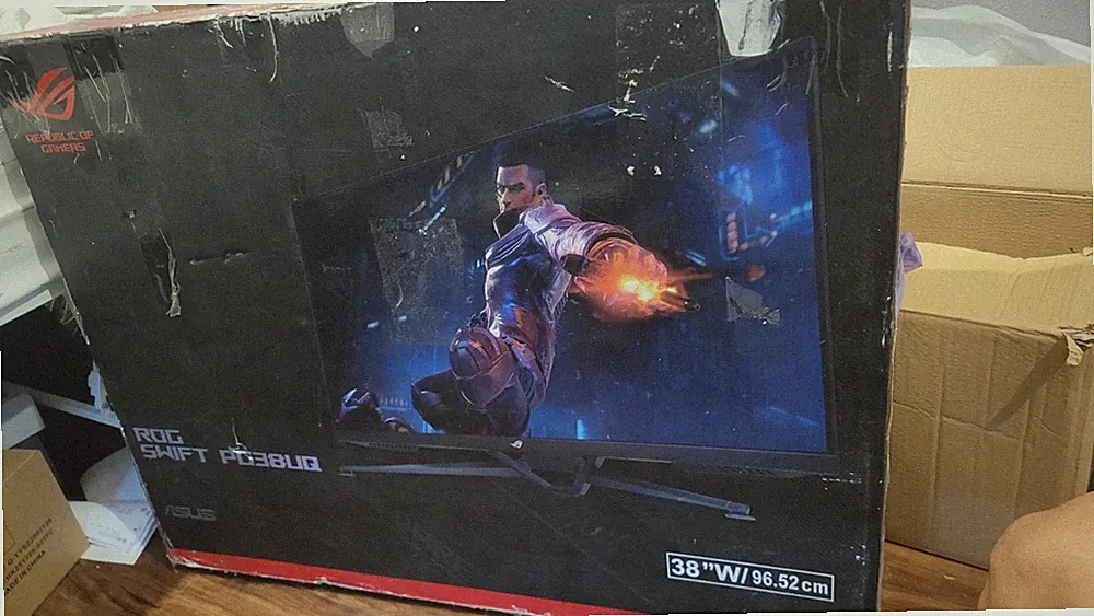ASUS ROG Swift PG38UQ Gaming Monitor: 38" 4K UHD 3840x2160 144Hz Gaming Monitor