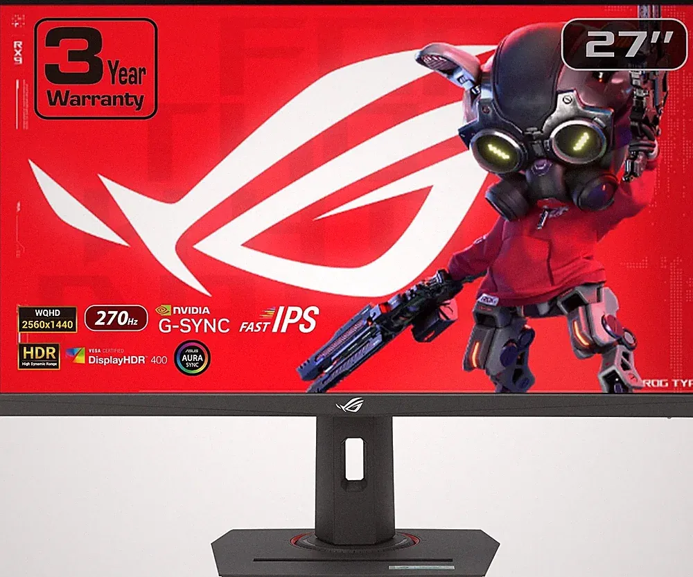 ASUS ROG XG27ACMG 27" 1440p 270Hz USB-C G-SYNC HDR Gaming Monitor NEW
