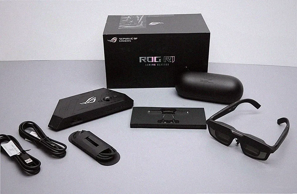 ASUS ROG XREAL R1 Gaming AR Glasses 171" FHD 240Hz 0.01ms ROG Ally PC & GAMING