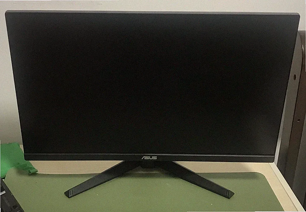 Asus tuf 200hz gaming monitor. Black. 22" wide. 2 1/2 months used. 13" tall.
