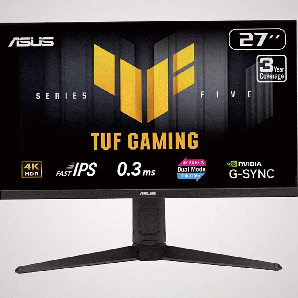 ASUS TUF 27" 4K Gaming Monitor 16:9 1ms AMD FreeSync & G-Sync Built-in Speakers