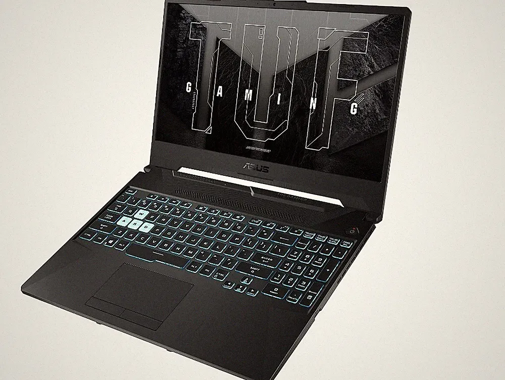 ASUS TUF F15 15.6" Gaming Laptop with SideTrak 14" Attachable Dual Monitor