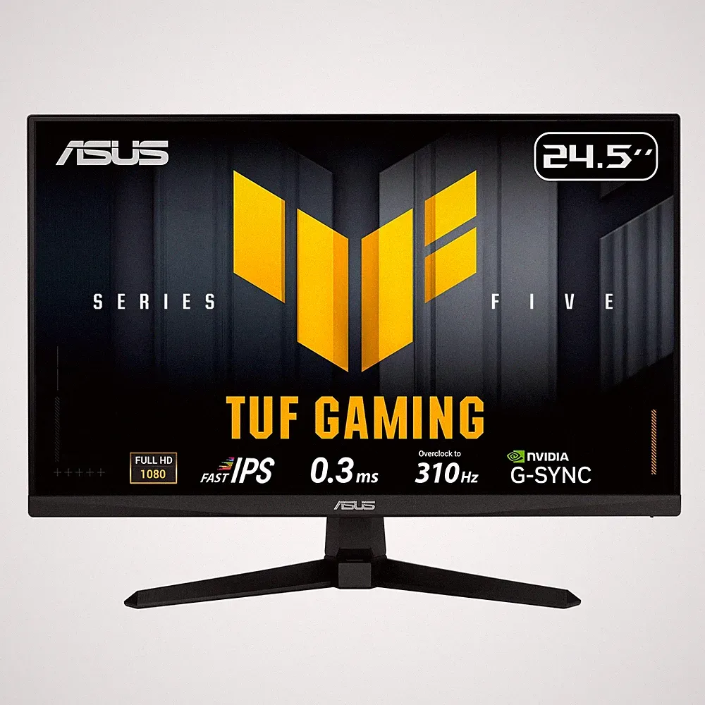 asus tuf 24.5" 1080p 310hz g-sync compatible gaming monitor