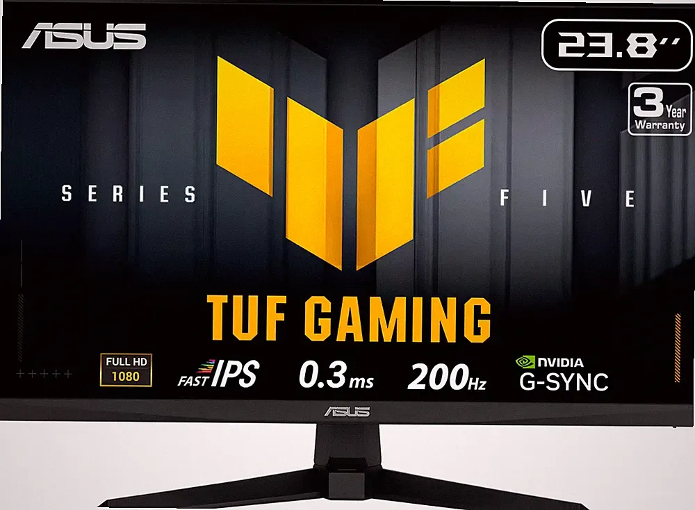 ASUS - TUF Gaming 24" FHD IPS 200Hz 0.3ms Gaming Monitor with G-SYNC/FreeSync...