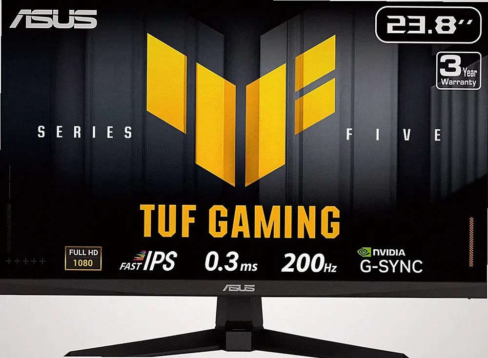 ASUS - TUF Gaming 24" FHD IPS 200Hz 0.3ms Gaming Monitor with G-SYNC/FreeSync...