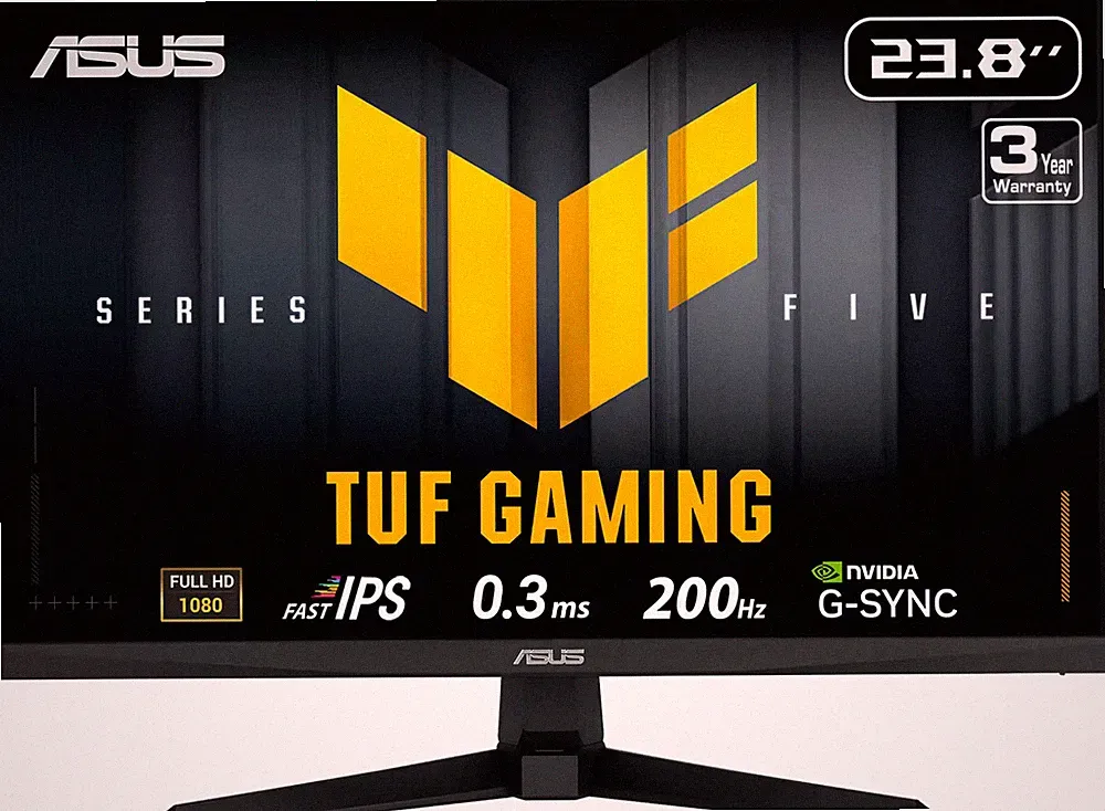 ASUS - TUF Gaming 24" FHD IPS 200Hz 0.3ms Gaming Monitor with G-SYNC/FreeSync...