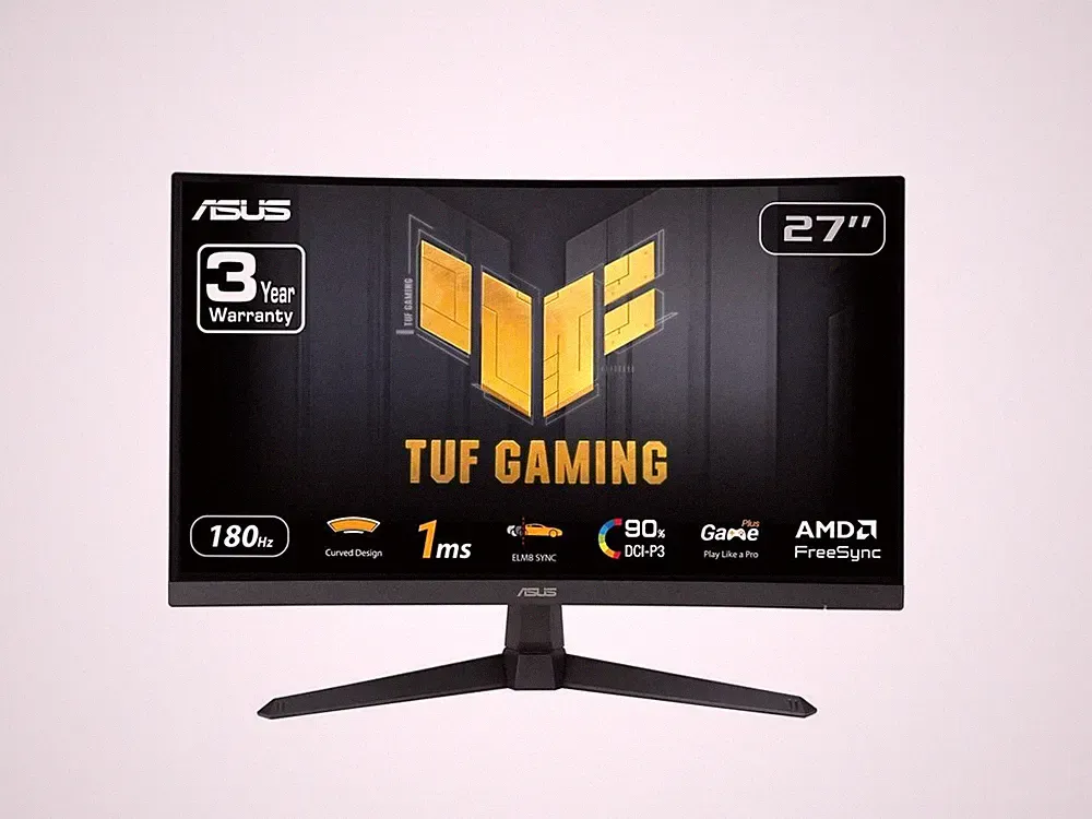 ASUS TUF Gaming 27 inch Full HD 180Hz FHD AMD FreeSync (Adaptive Sync) 1ms ELMB