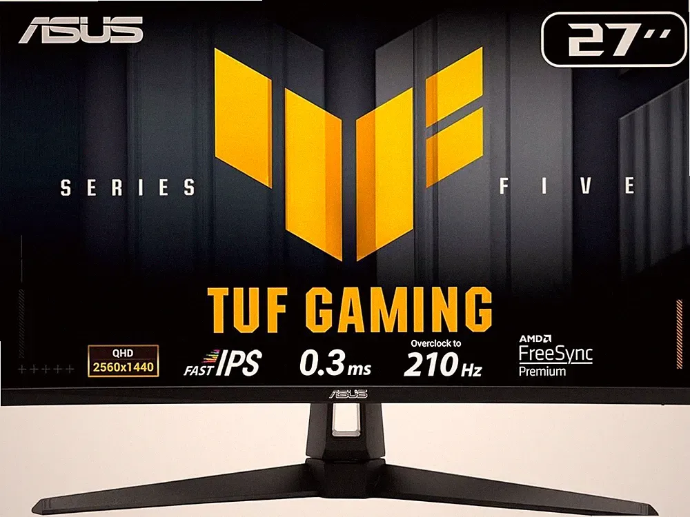 ASUS TUF Gaming 27 inch QHD 2K 1440P 210Hz IPS FreeSync Premium & G-Sync
