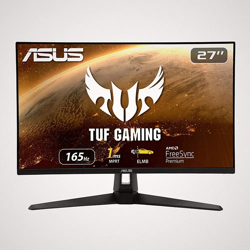 ASUS TUF Gaming 27” LED Gaming Monitor, 1080P Full HD, 165Hz (Supports 144Hz), I