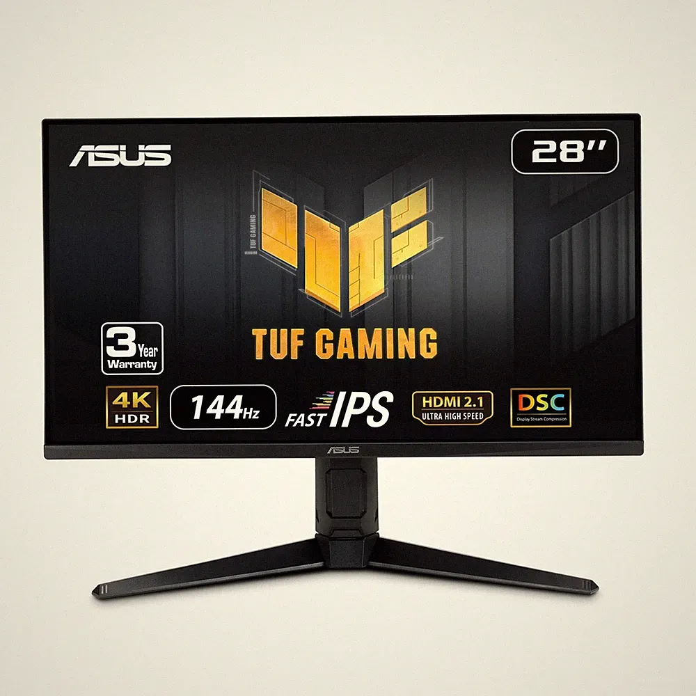 ASUS TUF Gaming 28in UHD 4K 144Hz 1ms IPS Monitor G-Sync Black VG28UQL1A