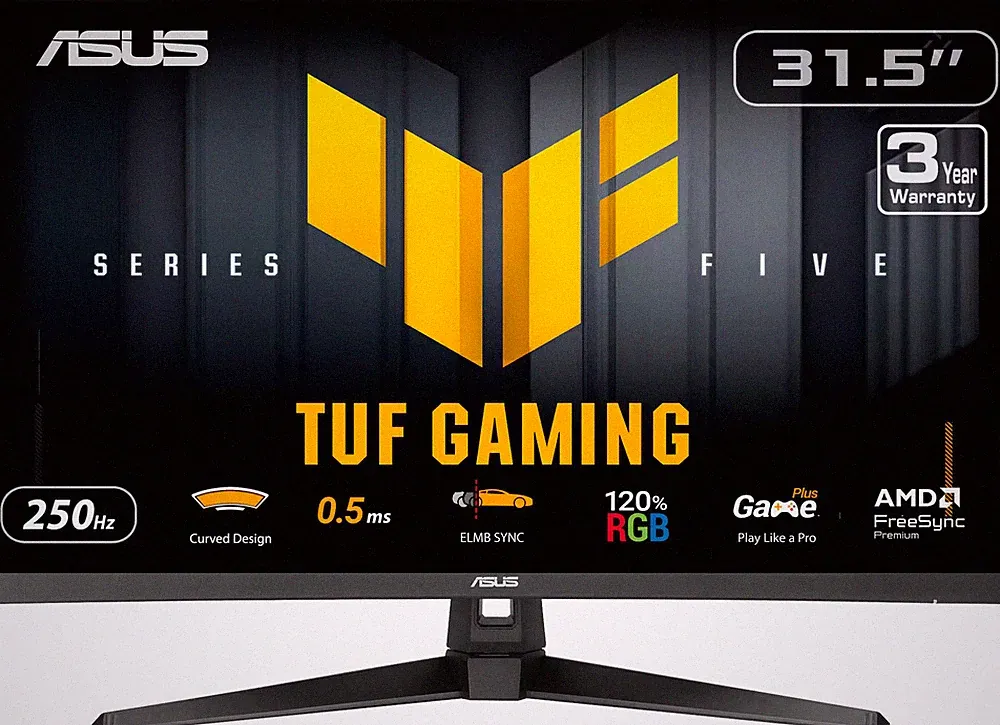 ASUS - TUF Gaming 32" FHD VA 250Hz 0.5ms Curved Gaming Monitor with FreeSync...