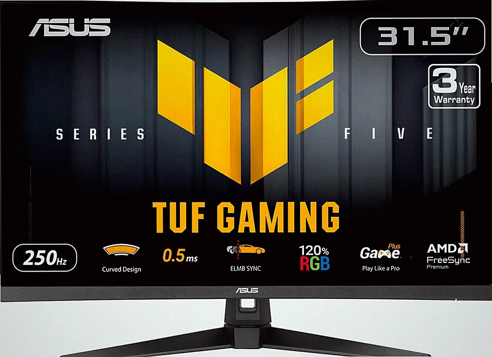 ASUS - TUF Gaming 32" FHD VA 250Hz 0.5ms Curved Gaming Monitor with FreeSync...