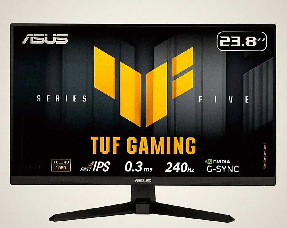 ASUS TUF Gaming Series Five 23.8" IPS Monitor 240Hz G-SYNC 1080p Fast IPS