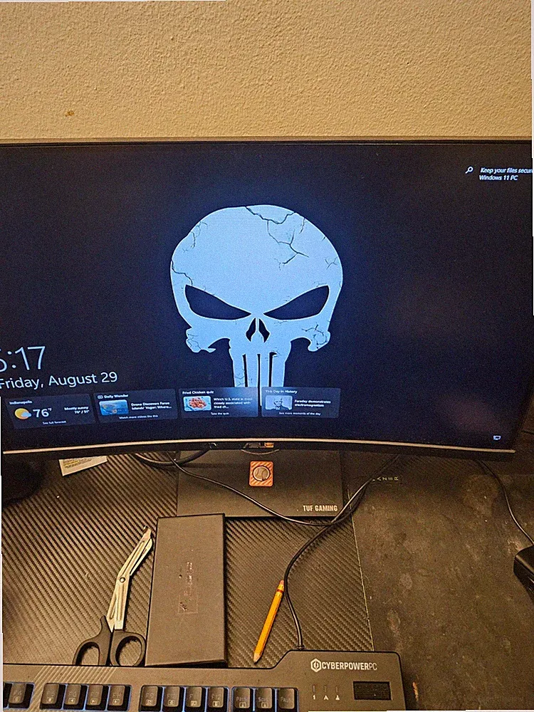 ASUS TUF Gaming VG27VQ 27” Curved Monitor - Black