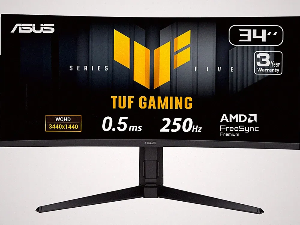 ASUS TUF Gaming VG34WQML5A 34" WQHD Monitor, Fast VA panel, Curved design