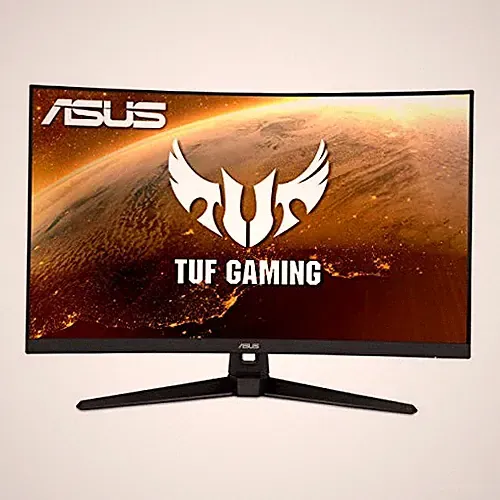 Asus TUF VG32VQ1B 31.5" WQHD Curved Screen LED Gaming LCD Monitor - 16:9 - Black