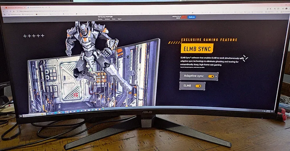 ASUS TUF VG34VQ3B 34" Ultra-wide Curved Gaming Monitor Lower Price!