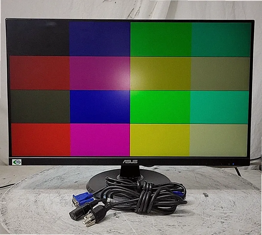 ASUS va24d va24dq LCD Monitor 24" VGA HDMI DP Grade B With Base/Stand