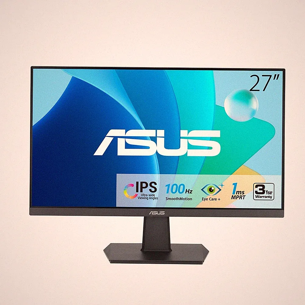 ASUS VA27EHF 27" 1920x1080 FHD 1ms 100Hz Adaptive Sync Gaming Monitor