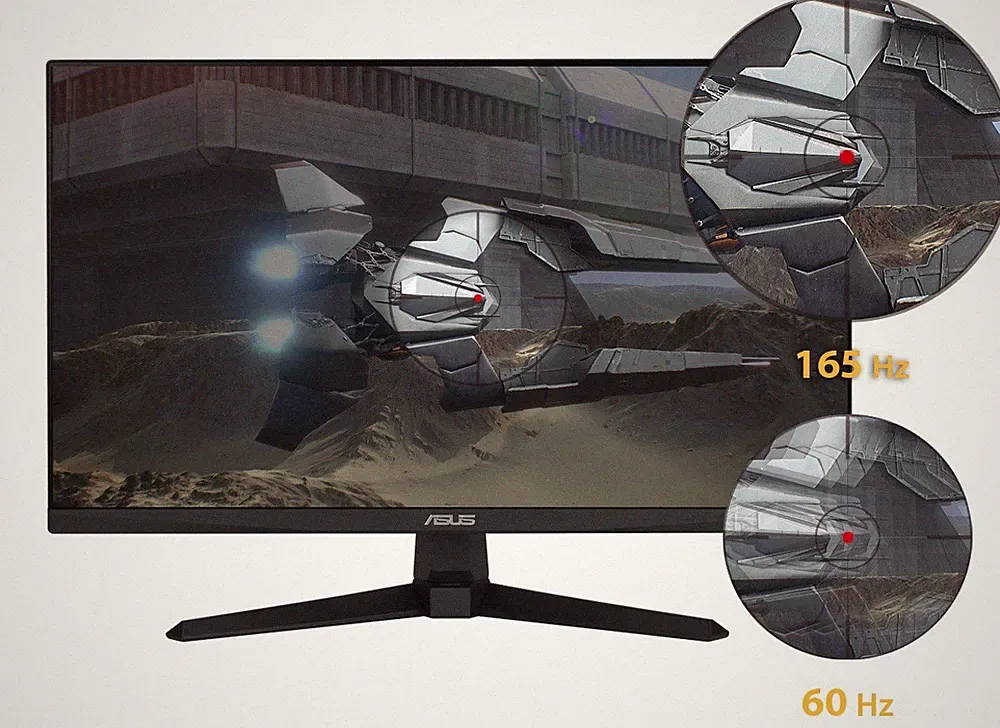ASUS VG247Q1AY 23.8 Inch Full HD, 165Hz (Above 144Hz), 1ms (MPRT) Gaming Monitor