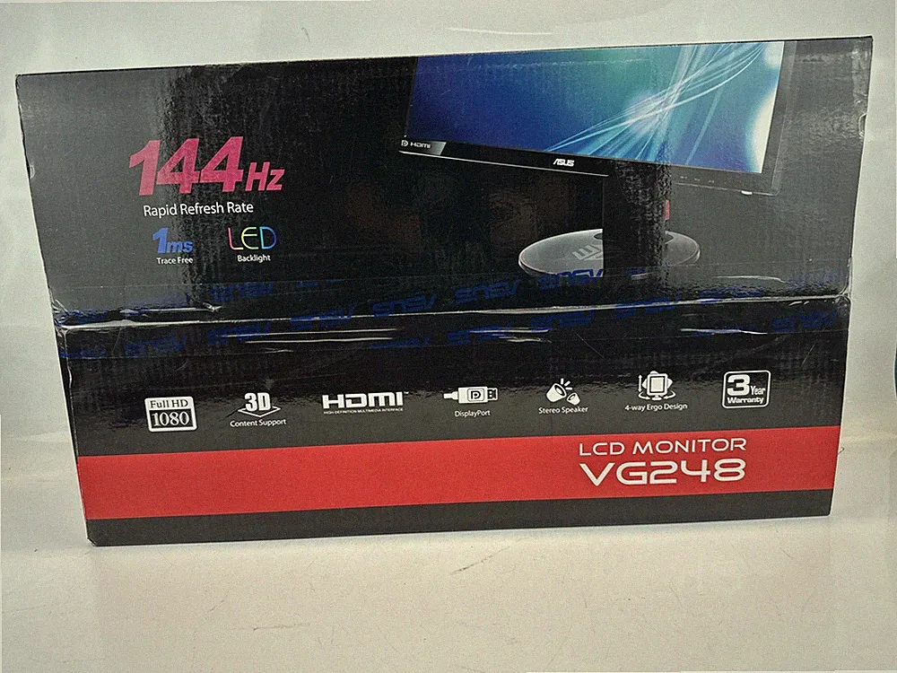 ASUS VG248 22 inches LED FHD G-SYNC Monitor Black TN Panel Type W/ Original Box