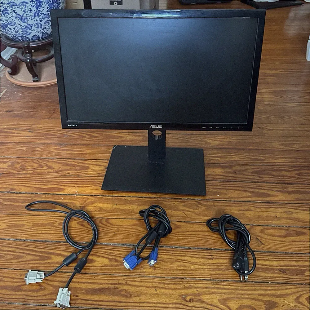 ASUS VS228H-P 21.5” LED Monitor 1080p HDMI DVI VGA Tested Working w/ Cables