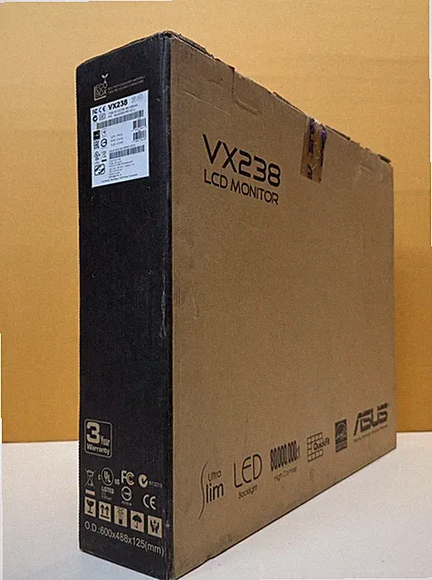 ASUS VX238H 23" Widescreen Gaming Monitor 1080p Dual HDMI With Power Cord