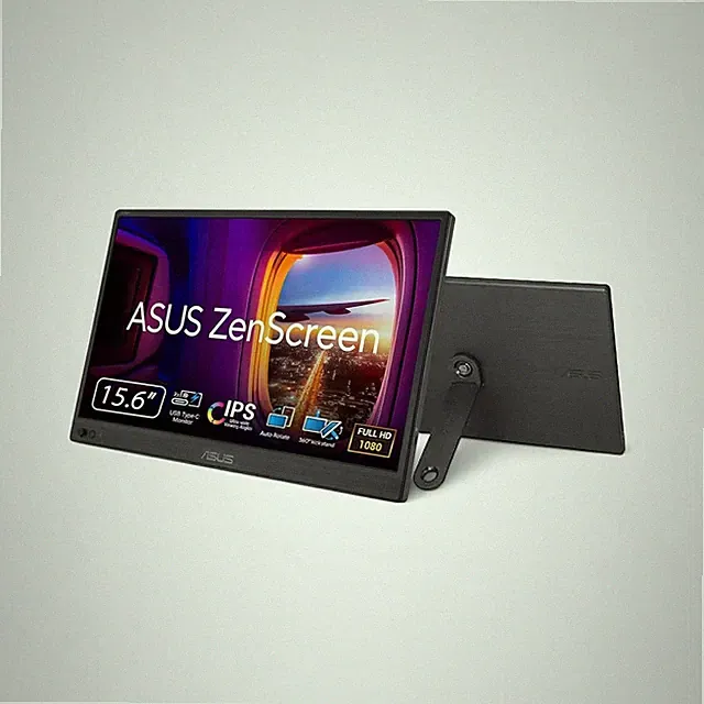 ASUS ZenScreen 15.6” Portable Monitor for Laptop (MB169CK) - Dual USB C