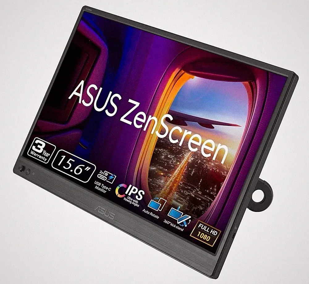 ASUS ZenScreen MB169CK 15.6in FHD IPS Portable Monitor USB-C Mini HDMI