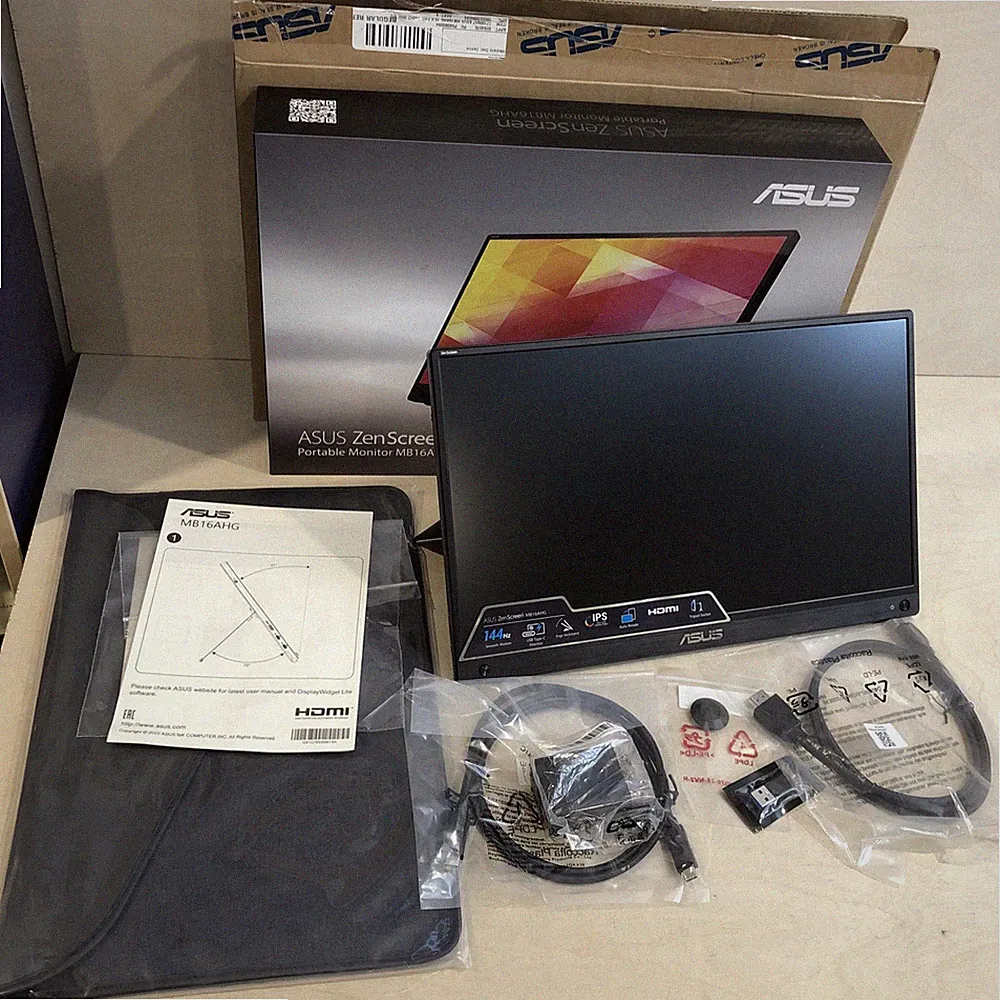 ASUS ZenScreen MB16AHG 15.6" 144 Hz 3ms GTG IPS LED Portable Gaming Monitor