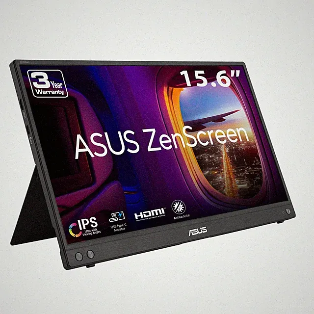 ASUS ZenScreen MB16AHV 15.6 Inch Full HD Portable Monitor Anti Glare IPS Display