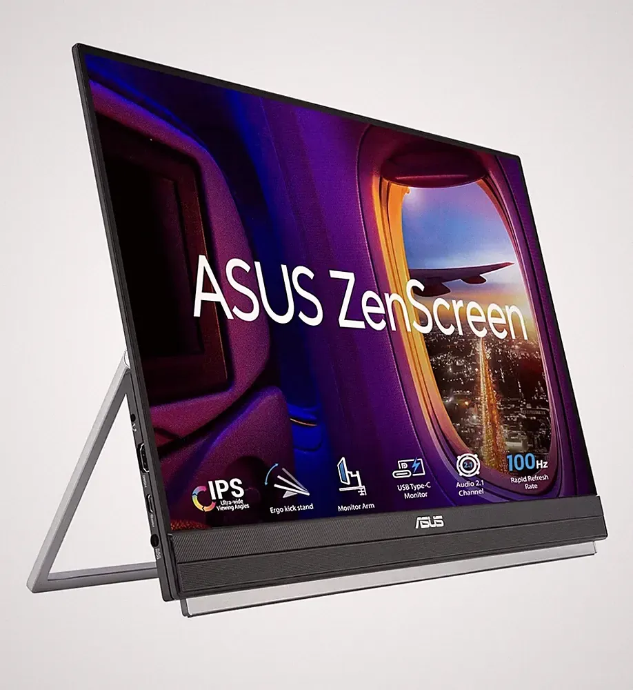 ASUS ZenScreen MB229CF 22" 1920 x 1080 Full HD 1080p 100 Hz IPS portable Monitor