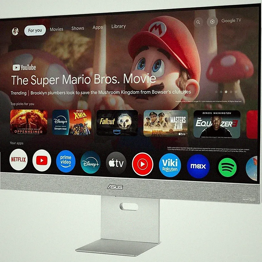 Asus ZenScreen MS32UC 32" Class 4K UHD Smart LED Monitor - 16:9 - Silver