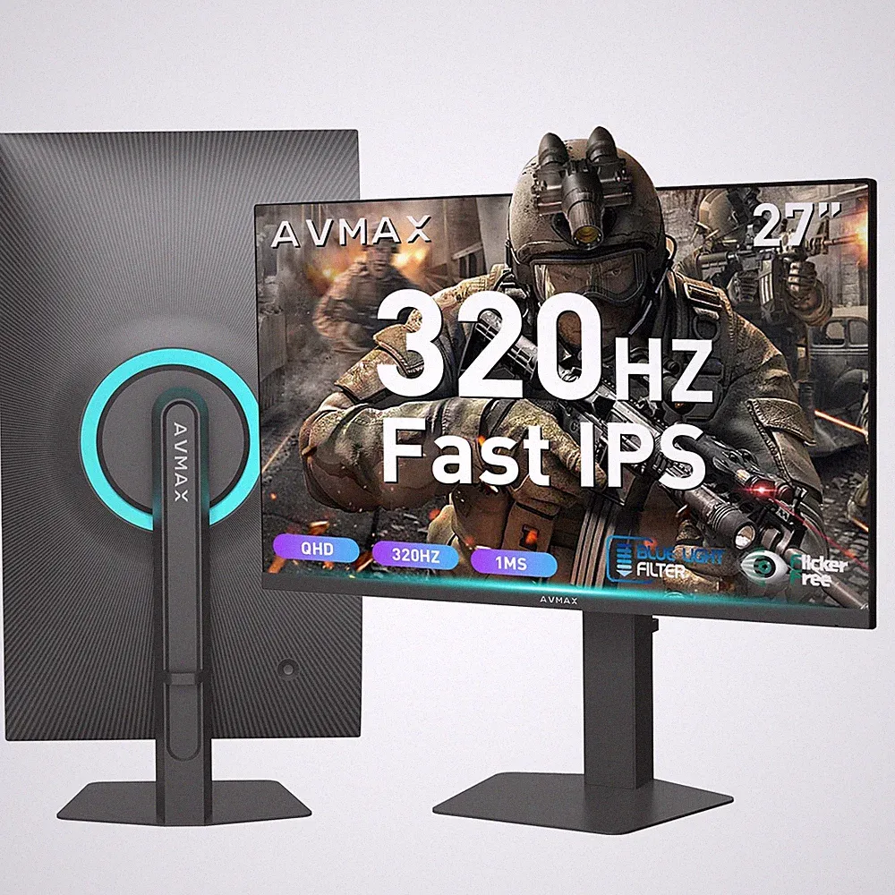 AVMAX 27 Inch Gaming Monitor 320Hz/300Hz/240Hz,QHD2560X1440 Fast...
