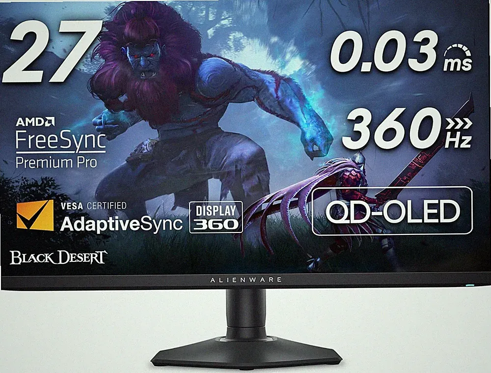 AW2725DF OLED Gaming Monitor - 26.7-Inch Quantom-Dot WQHD (2560X1440) 360Hz 0.03