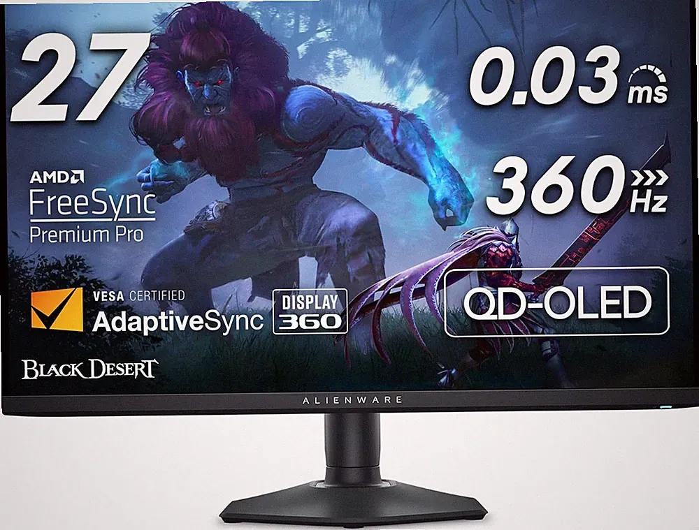 AW2725DF OLED Gaming Monitor - 26.7-Inch Quantom-Dot WQHD (2560X1440) 360Hz 0.03