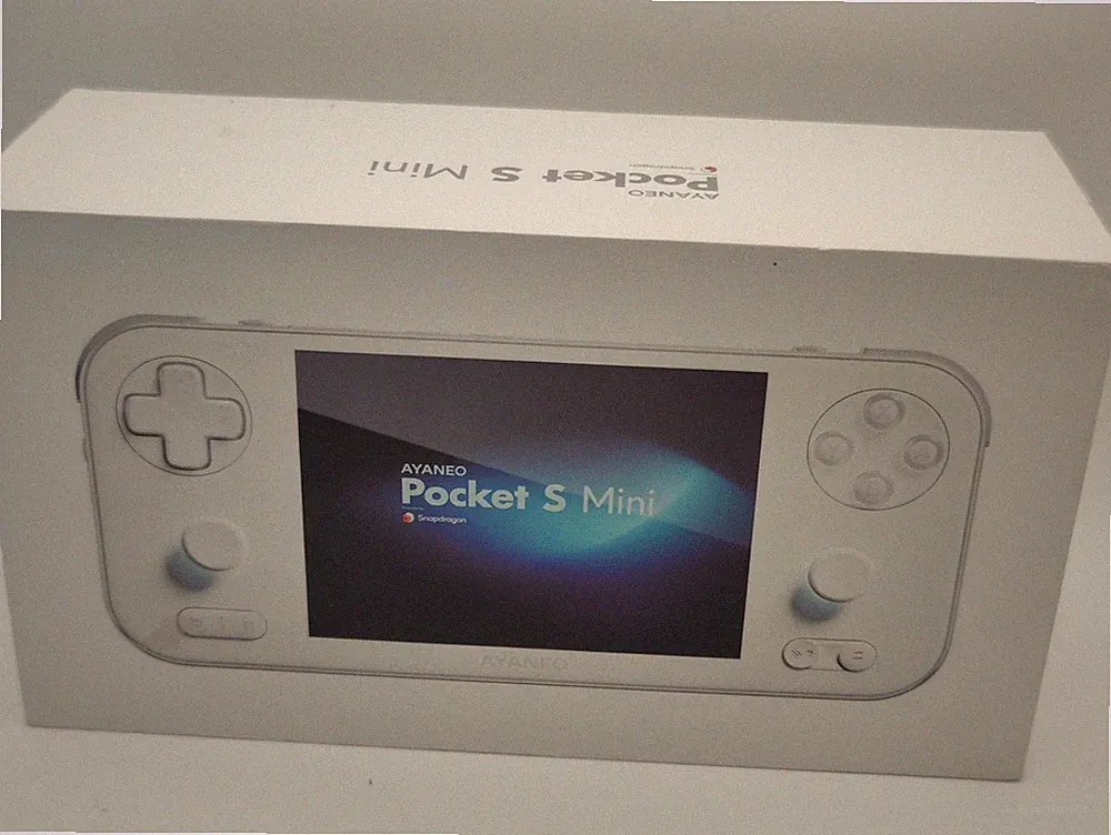 AYANEO Pocket S Mini Portable Gaming Computer Ice Soul White 12GB+256GB